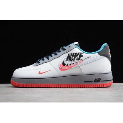 Nike Air Force 1 Low Beyaz / Gri Kaykay Ayakkabı Türkiye - Z59ZQIIR